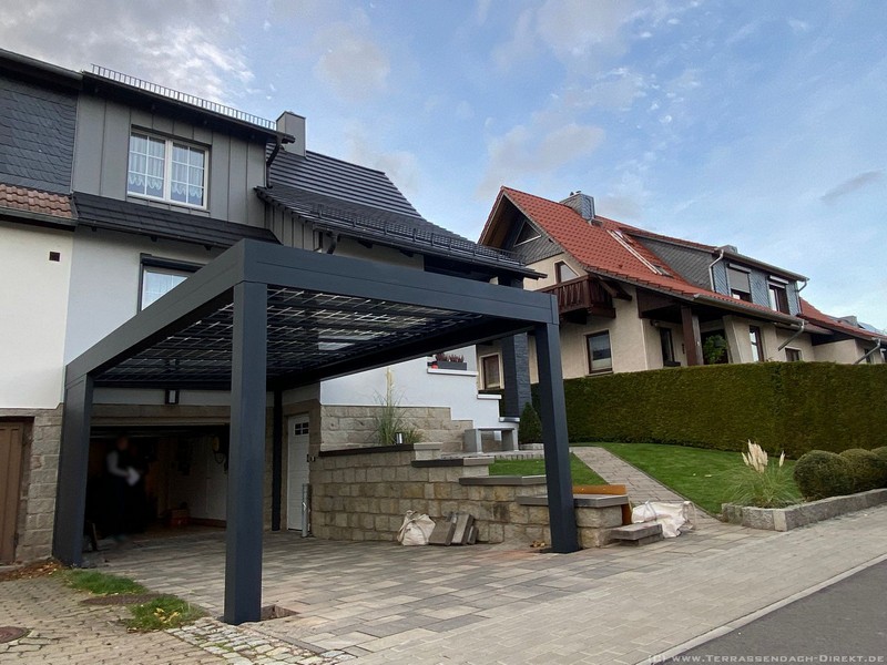 Solarcarport Cubic-Line in Wernigerode 1